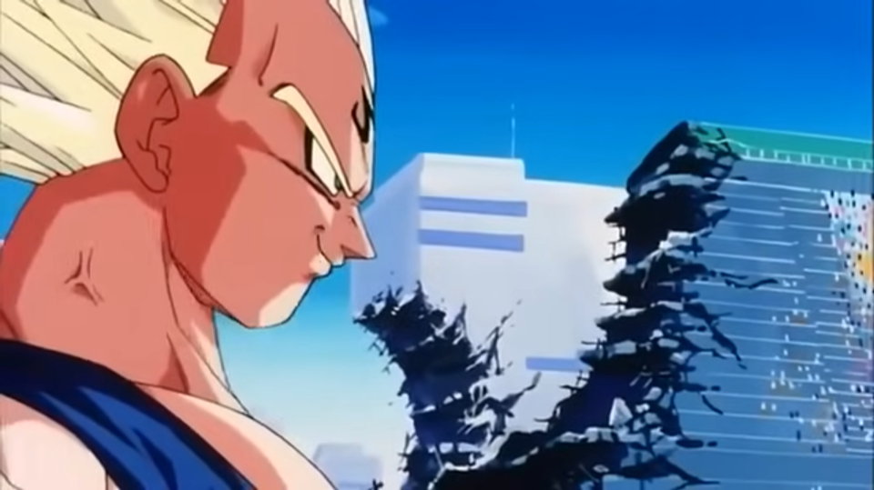 Portada de Dragon Ball Z — Majin Vegeta Tournament Speech