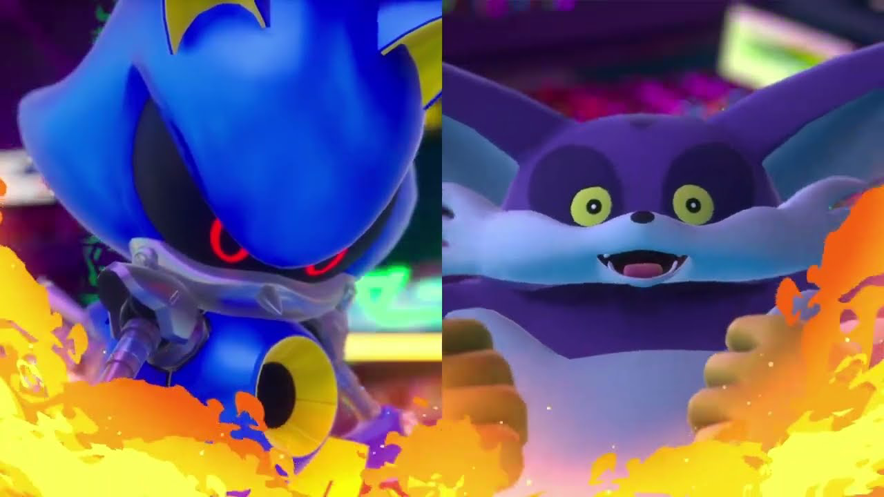 Portada de Sonic Racing: CrossWorlds — Metal Sonic Rival Lines
